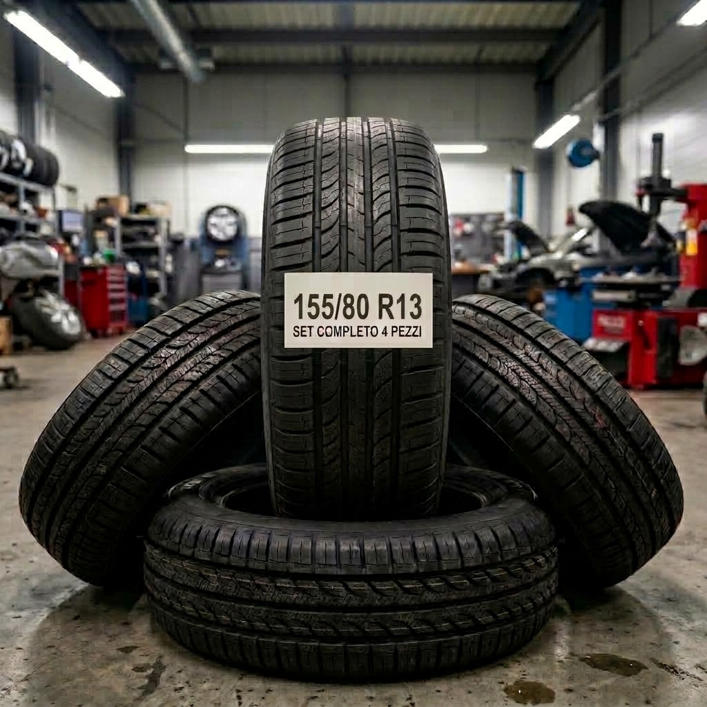 Sostituzione 4 Pneumatici 155/80 R13